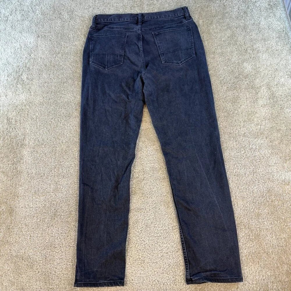 Banana Republic Travel Jeans Mens 33x30 (32x28) Gray Slim Fit Stretch F628